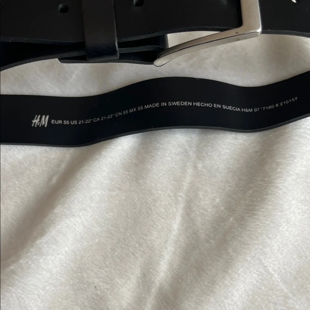 Black Leather Belt